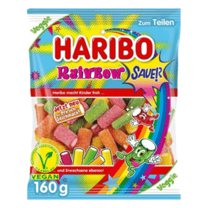 Haribo Rainbow Fizz Veggie 160g | Гумени Бонбони
