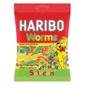 Haribo Worms Halal 160g | Гумени Бонбони